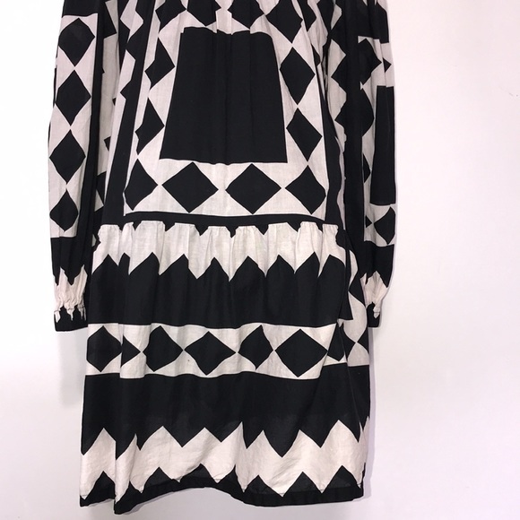 Sea Helena Long Sleeve Tunic Dress in Black Size Xtra Small - Picture 10 of 12